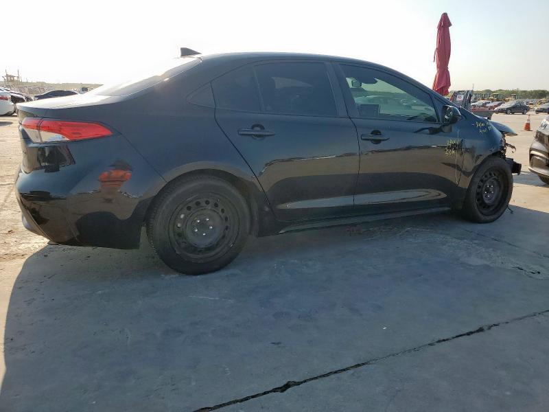 5YFEPRAEXLP114100 - 2020 TOYOTA COROLLA LE BLACK photo 3