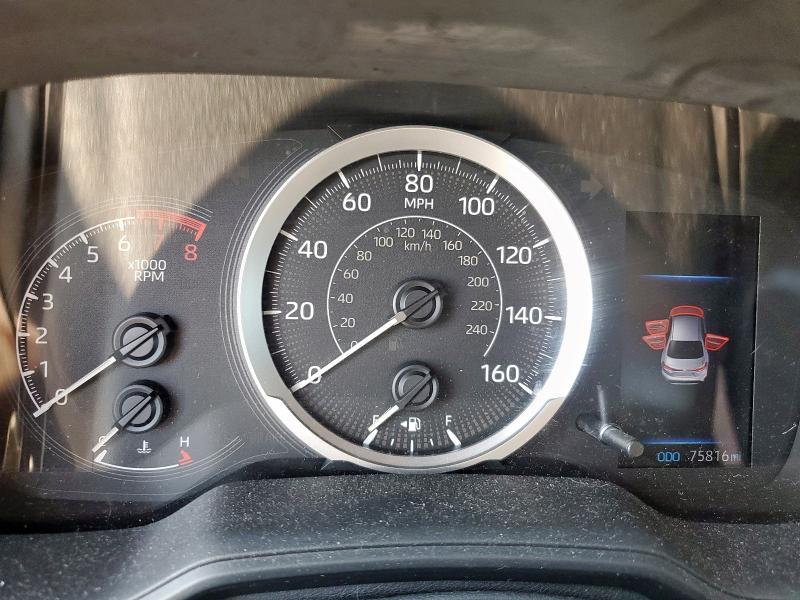 5YFEPRAEXLP114100 - 2020 TOYOTA COROLLA LE BLACK photo 9