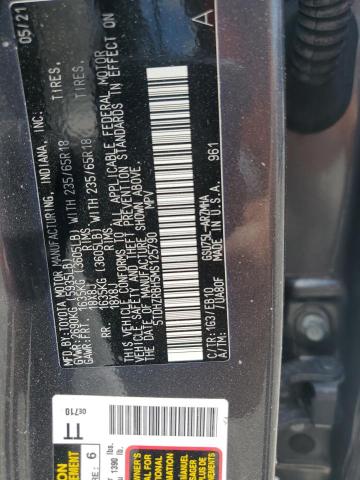 5TDHZRBH5MS125790 - 2021 TOYOTA HIGHLANDER XLE Gris foto 14