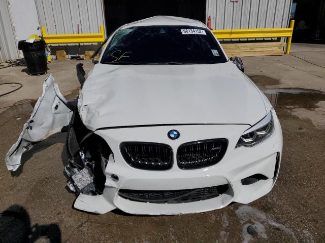 WBS1J5C54JVD37275 - 2018 BMW M2 WHITE photo 5