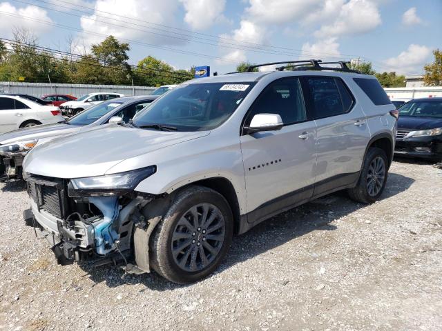 1GNEVJKW8NJ156682 - 2022 CHEVROLET TRAVERSE RS SILVER photo 1