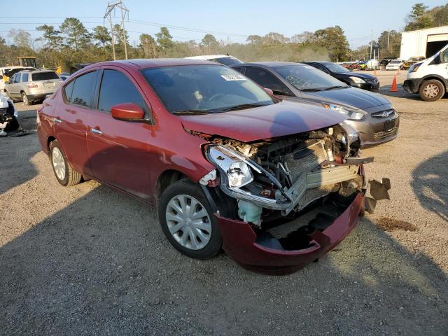 3N1CN7AP0KL838900 - 2019 NISSAN VERSA S RED photo 4