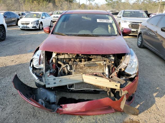 3N1CN7AP0KL838900 - 2019 NISSAN VERSA S RED photo 5