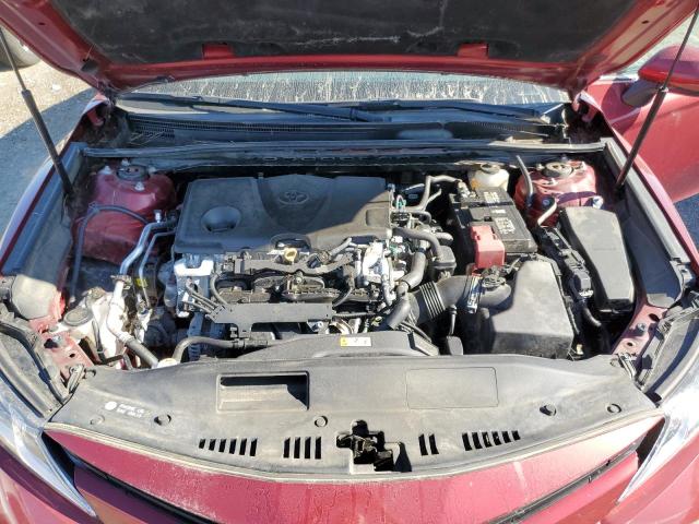 4T1B11HK9JU619509 - 2018 TOYOTA CAMRY L 栗色 照片 11