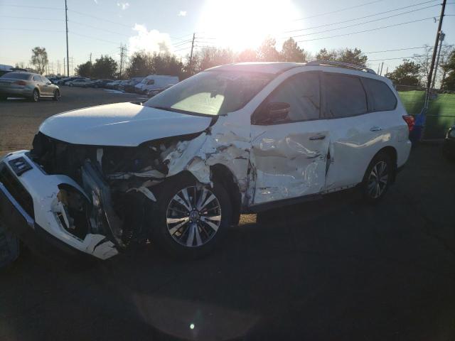 5N1DR2MM8JC653736 - 2018 NISSAN PATHFINDER S WHITE photo 1