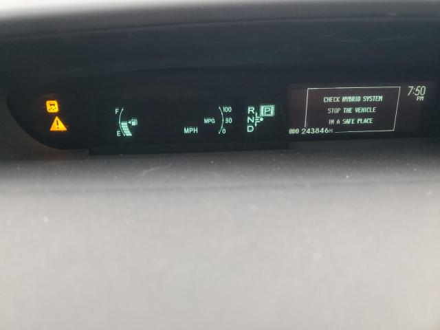 JTDKN3DU5D5701652 - 2013 TOYOTA PRIUS BLACK photo 9