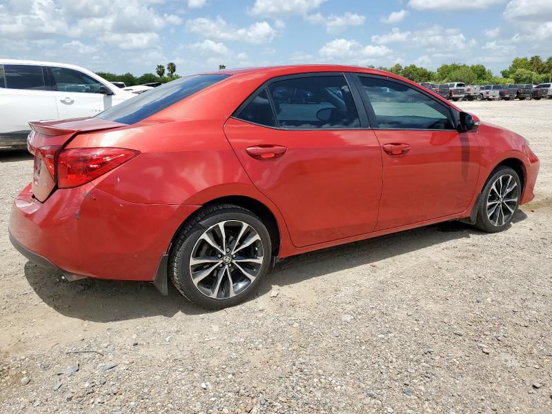 5YFBURHE4KP922684 - 2019 TOYOTA COROLLA L RED photo 3