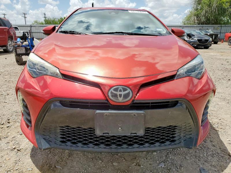 5YFBURHE4KP922684 - 2019 TOYOTA COROLLA L RED photo 5