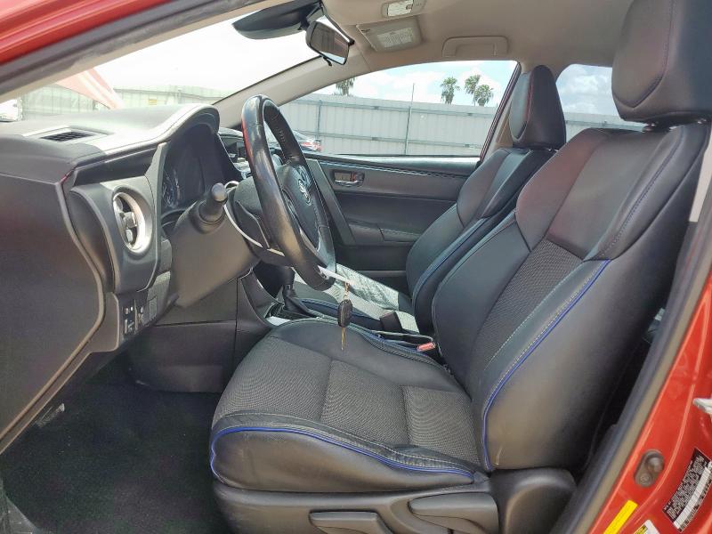 5YFBURHE4KP922684 - 2019 TOYOTA COROLLA L RED photo 7