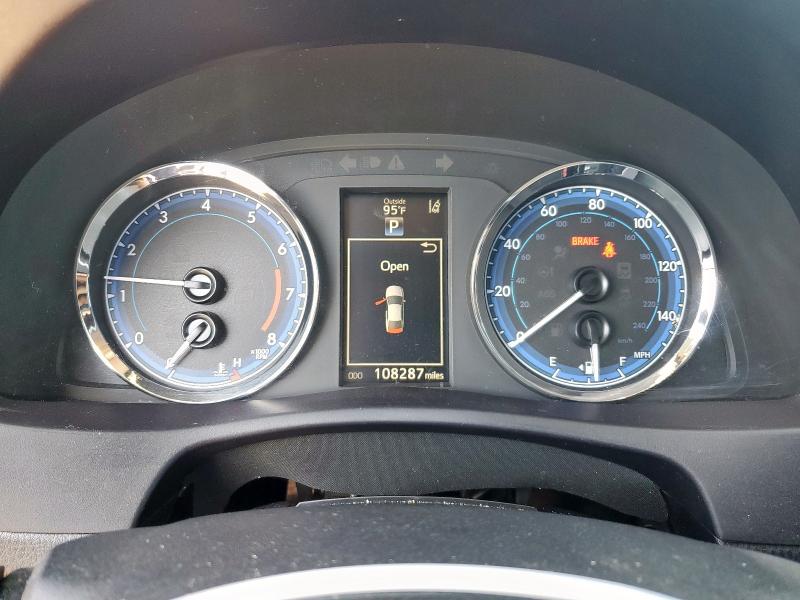 5YFBURHE4KP922684 - 2019 TOYOTA COROLLA L RED photo 9