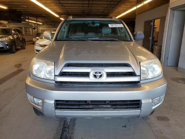 JTEBU17R338003760 - 2003 TOYOTA 4RUNNER LIMITED SILVER photo 5