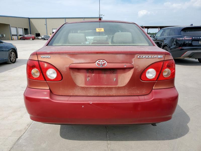 1NXBR32E66Z603508 - 2006 TOYOTA COROLLA CE 红色 照片 6