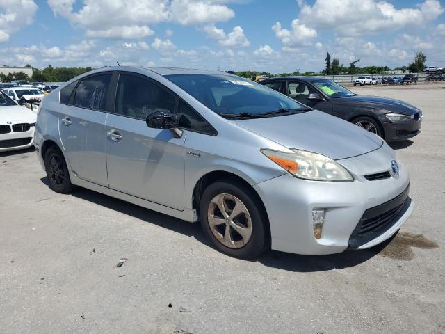 JTDKN3DU5C5481086 - 2012 TOYOTA PRIUS 银色 照片 4