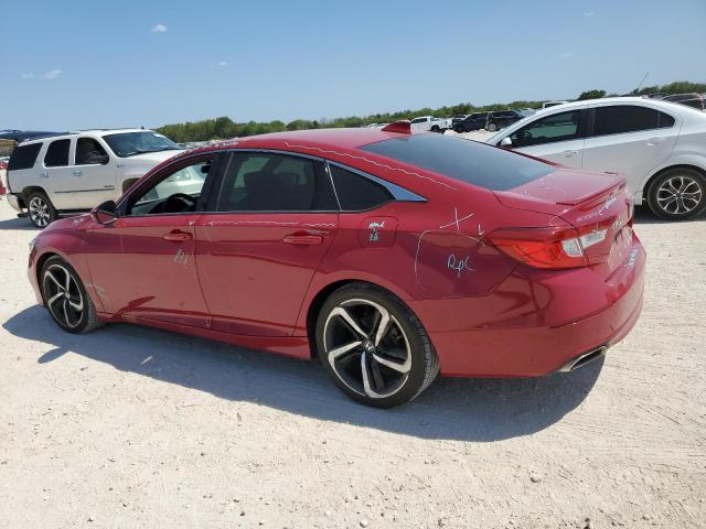 1HGCV2F33KA005784 - 2019 HONDA ACCORD SPORT RED photo 2