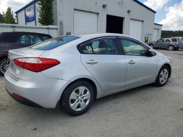 KNAFK4A6XF5270490 - 2015 KIA FORTE LX SILVER photo 3