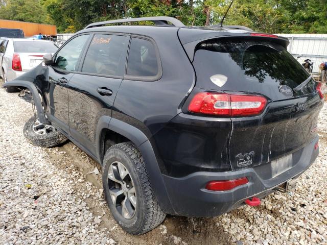 1C4PJMBS5FW651521 - 2015 JEEP CHEROKEE TRAILHAWK შავი ფოტო 2