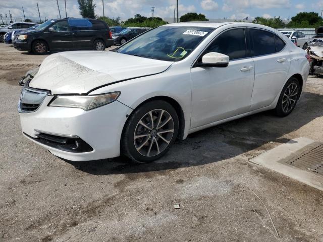19UUB2F77GA005441 - 2016 ACURA TLX ADVANCE WHITE photo 1
