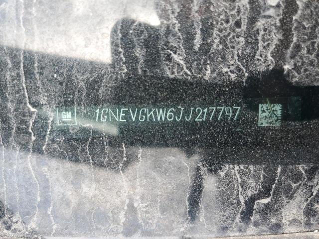 1GNEVGKW6JJ217797 - 2018 CHEVROLET TRAVERSE LT WHITE photo 13