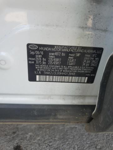 5NMZU3LB9HH013948 - 2017 HYUNDAI SANTA FE SPORT 白色 照片 13