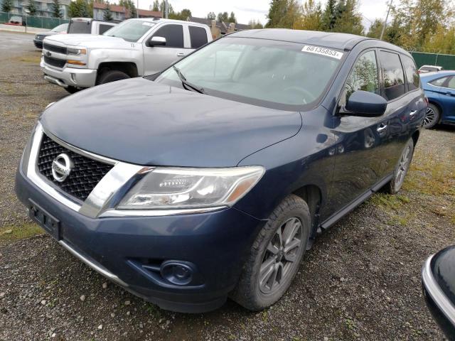 5N1AR2MM0EC618438 - 2014 NISSAN PATHFINDER S BLUE photo 1