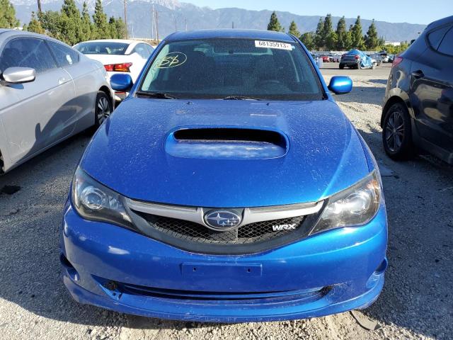 JF1GE76659G503022 - 2009 SUBARU IMPREZA WRX BLUE photo 5