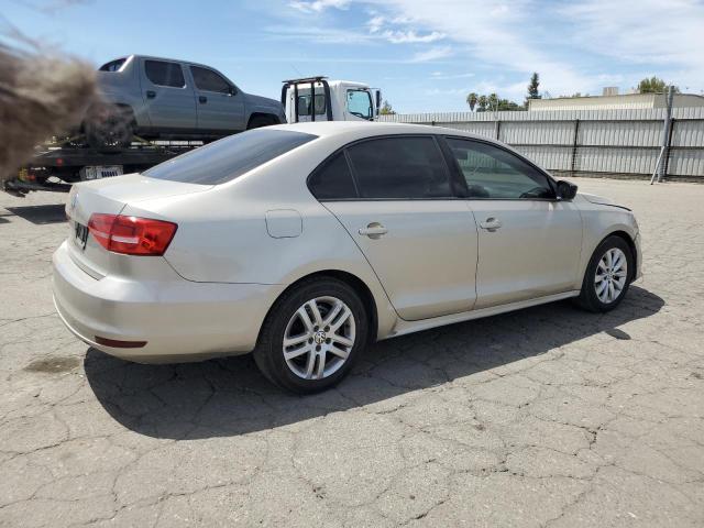 3VW2K7AJ2FM254427 - 2015 VOLKSWAGEN JETTA BASE Бежевый фото 3