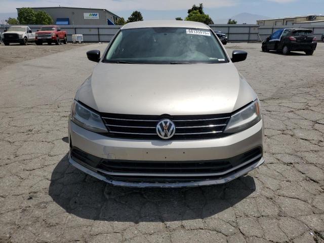 3VW2K7AJ2FM254427 - 2015 VOLKSWAGEN JETTA BASE Бежевый фото 5