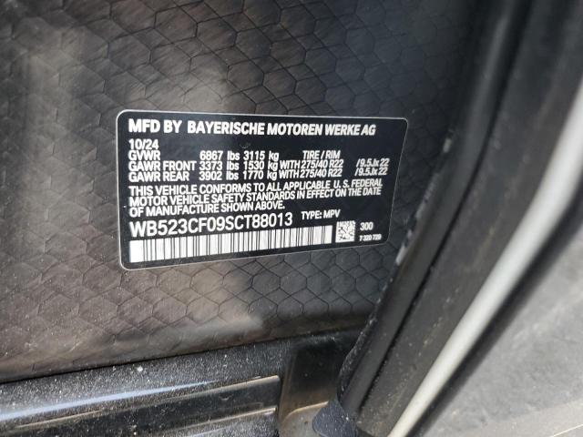 WB523CF09SCT88013 - 2025 BMW IX XDRIVE50 WHITE photo 13