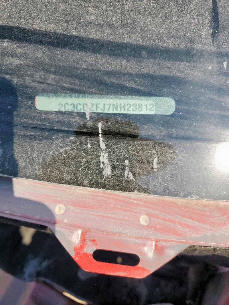 2C3CDZFJ7NH238120 - 2022 DODGE CHALLENGER R/T SCAT PACK RED photo 12