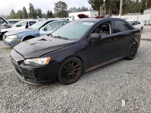 JA32V6FV1BU042588 - 2011 MITSUBISHI LANCER RALLIART BLACK photo 1