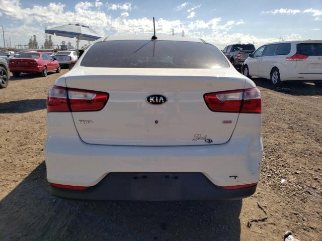 KNADM4A31G6678086 - 2016 KIA RIO LX WHITE photo 6