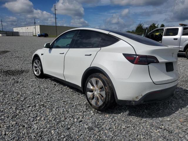 7SAYGAEE1NF466654 - 2022 TESLA MODEL Y WHITE photo 2