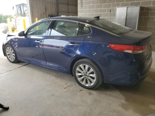 5XXGU4L3XGG071618 - 2016 KIA OPTIMA EX BLUE photo 2