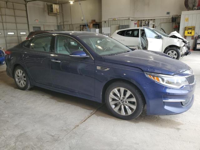 5XXGU4L3XGG071618 - 2016 KIA OPTIMA EX BLUE photo 4