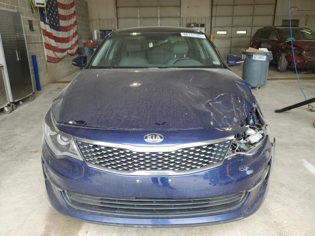 5XXGU4L3XGG071618 - 2016 KIA OPTIMA EX BLUE photo 5