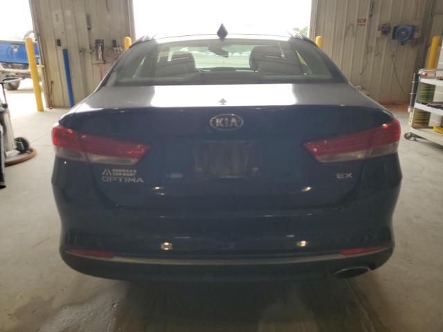 5XXGU4L3XGG071618 - 2016 KIA OPTIMA EX BLUE photo 6