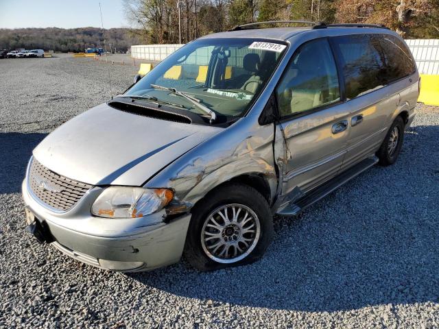 2C4GP54LX3R216668 - 2003 CHRYSLER TOWN & COU LXI SILVER photo 1