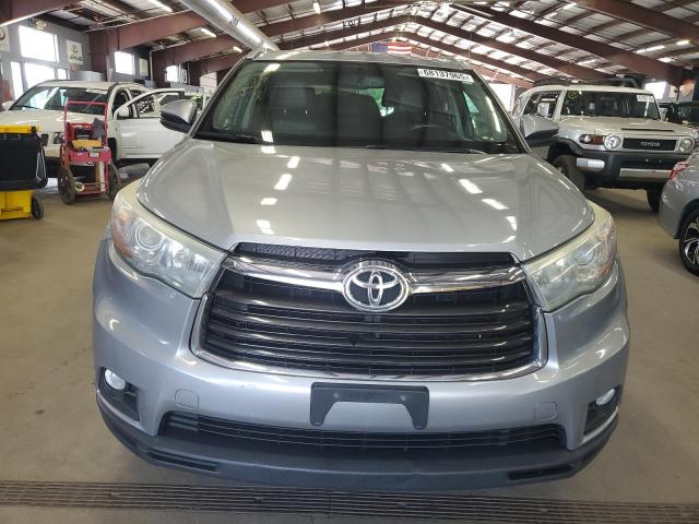 5TDJKRFH1GS250855 - 2016 TOYOTA HIGHLANDER XLE SILVER photo 5