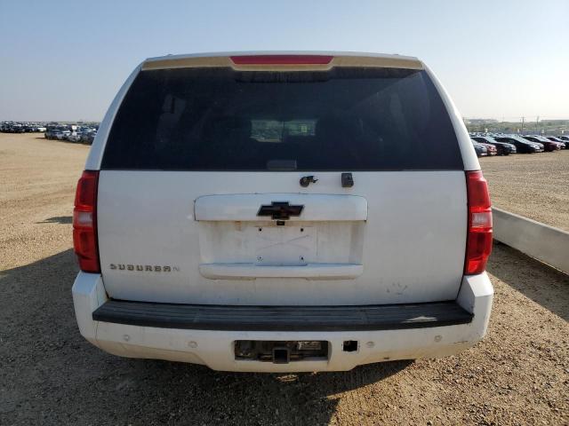 1GNSKJE76DR108968 - 2013 CHEVROLET SUBURBAN K1500 LT WHITE photo 6