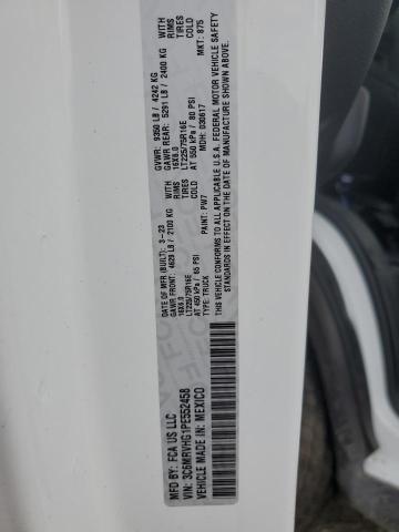 3C6MRVHG1PE552458 - 2023 RAM PROMASTER 3500 HIGH თეთრი ფოტო 13