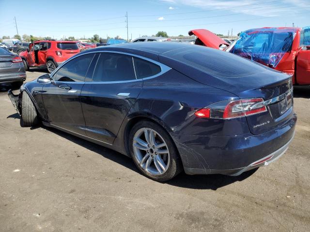 5YJSA1H12EFP56348 - 2014 TESLA MODEL S Կապույտ լուսանկար 2