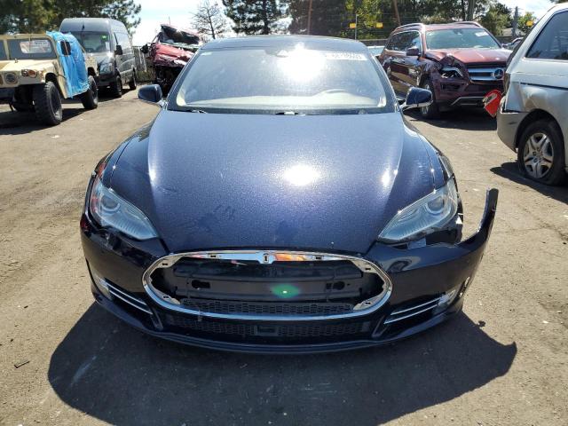 5YJSA1H12EFP56348 - 2014 TESLA MODEL S Կապույտ լուսանկար 5