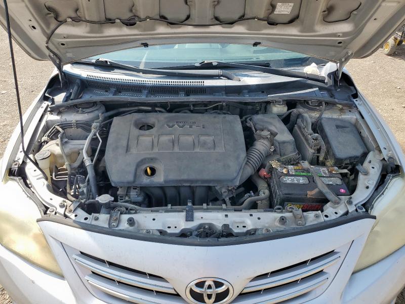 5YFBU4EE9DP160298 - 2013 TOYOTA COROLLA BASE SILVER photo 11