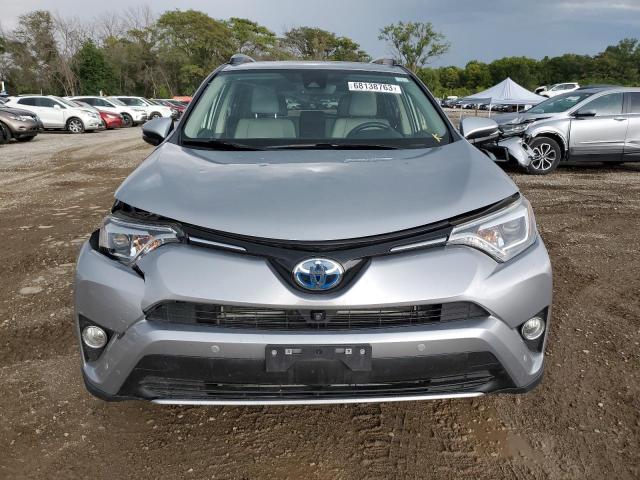 JTMDJREV7HD113889 - 2017 TOYOTA RAV4 HV LIMITED SILVER photo 5