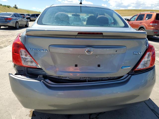 3N1CN7AP2EL856190 - 2014 NISSAN VERSA SV W S SILVER photo 6