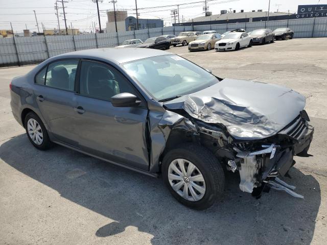 3VW2K7AJXEM333150 - 2014 VOLKSWAGEN JETTA BASE 灰色 照片 4