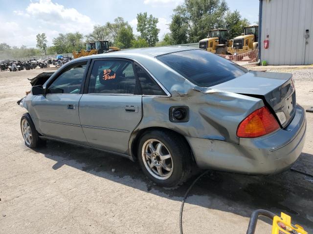 4T1BF28B7YU026572 - 2000 TOYOTA AVALON XL 青绿色 照片 2