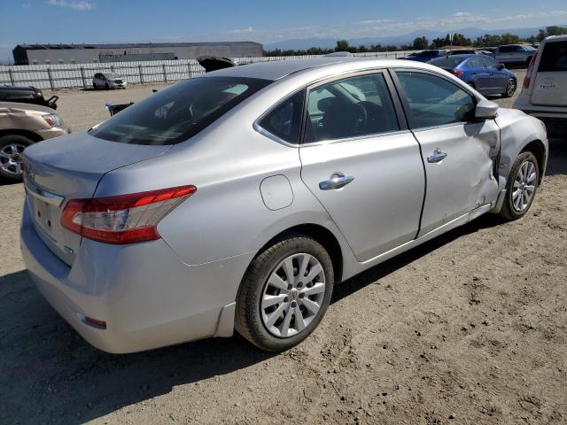 3N1AB7AP3DL773575 - 2013 NISSAN SENTRA S 银色 照片 3