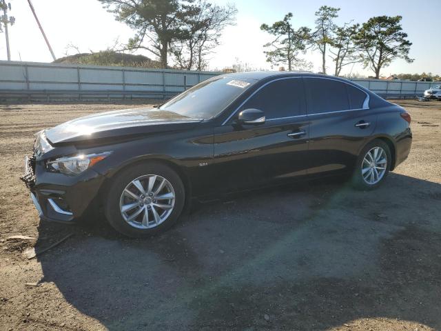 JN1EV7AR1JM442425 - 2018 INFINITI Q50 LUXE BLACK photo 1