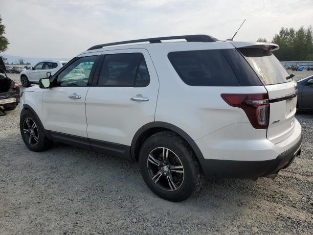 1FM5K8GT6EGA00223 - 2014 FORD EXPLORER SPORT WHITE photo 2